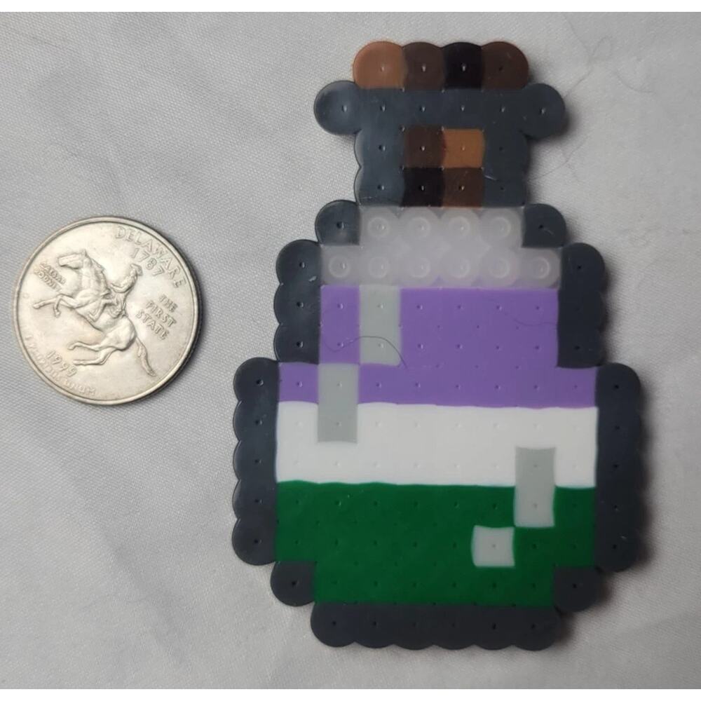 Genderqueer LGBT Potion Perler Pixel Art